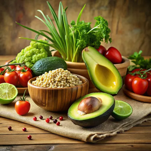 एवोकाडो और जौ का सलाद